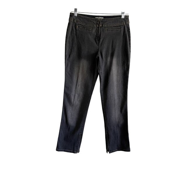 Soft Surroundings Wmn Petite 10P Blue Zip Pocket Front w/Zip Slit Ankle Jean NWT - Picture 1 of 12